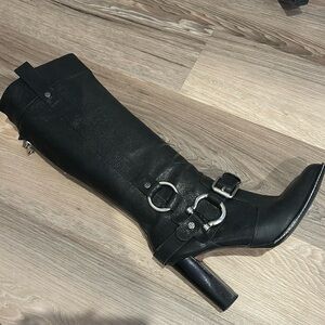 BCBG Knee High Moto Boots